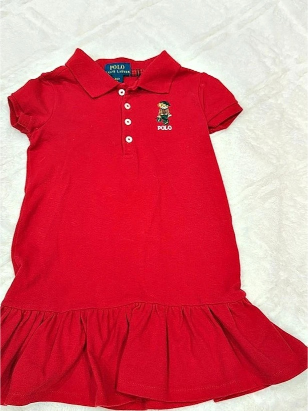 Ralph Lauren Red Polo Dress